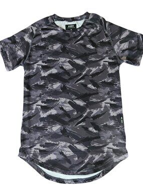 ASRV Silver-Lite DSG-0343 Black Camo Short Sleeve Training T-Shirt Men's Small